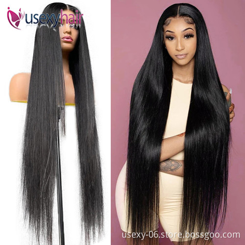 Human Hair Wigs,Lace Frontal Wig For Black Women,Pre Pluck Lace Wig With Baby Hair